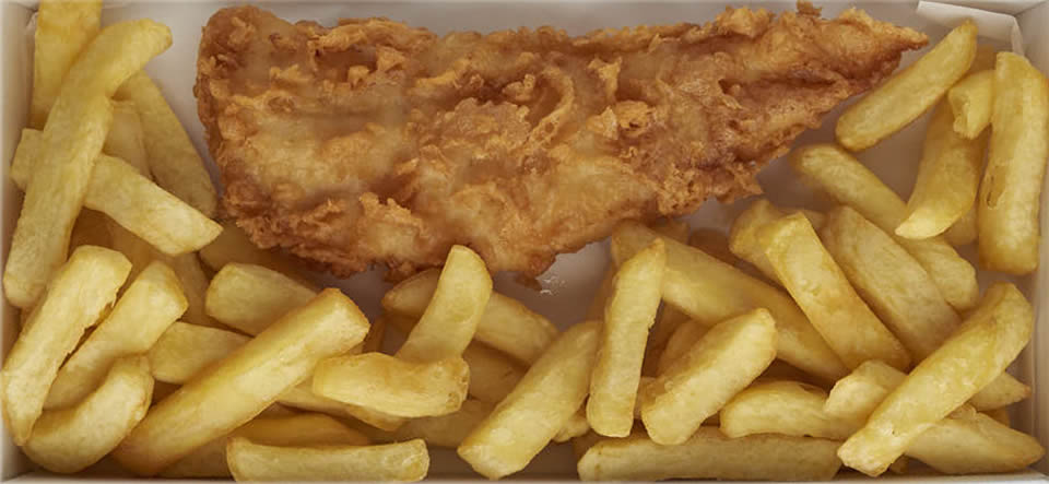 Cod and chips 23 from Zoutorias Traditional Fish and Chip bar